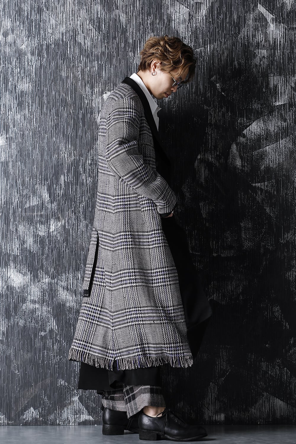 Double Wrap Plaid Pants