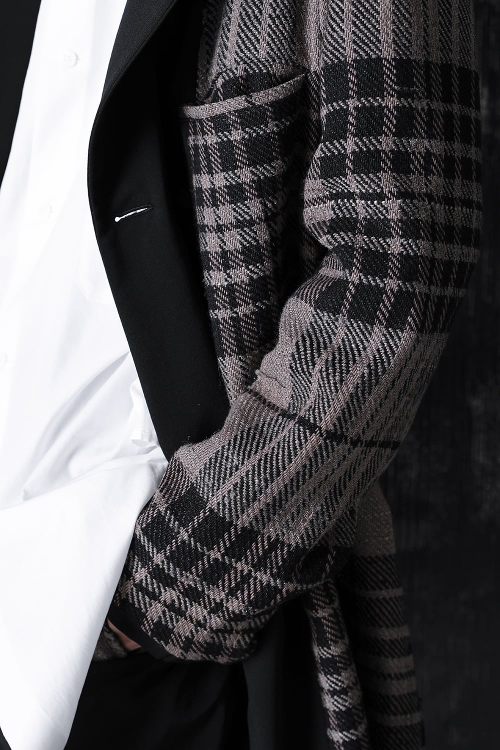 I - 10B リバーシブル ダブル ロング ジャケット