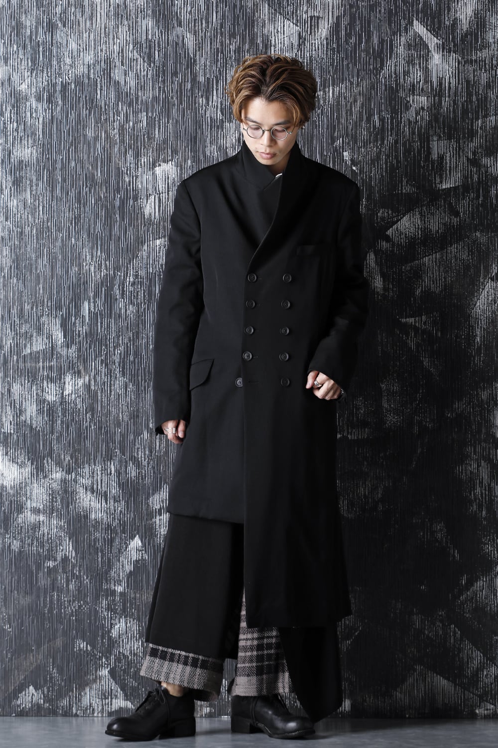 I - 10B リバーシブル ダブル ロング ジャケット