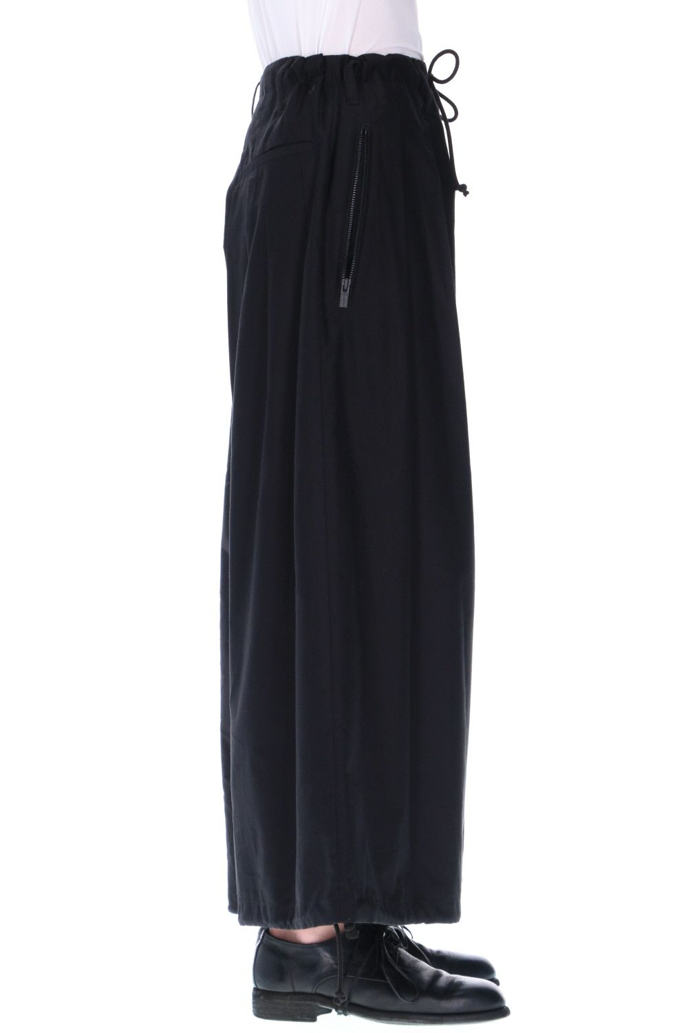 Embroidery Cotton Twill Balloon Pants