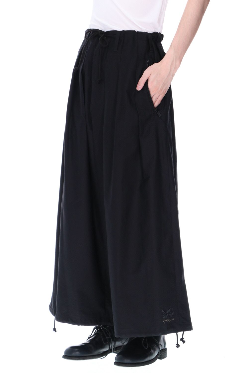 Embroidery Cotton Twill Balloon Pants