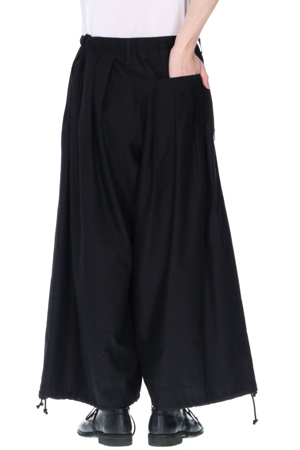 Embroidery Cotton Twill Balloon Pants