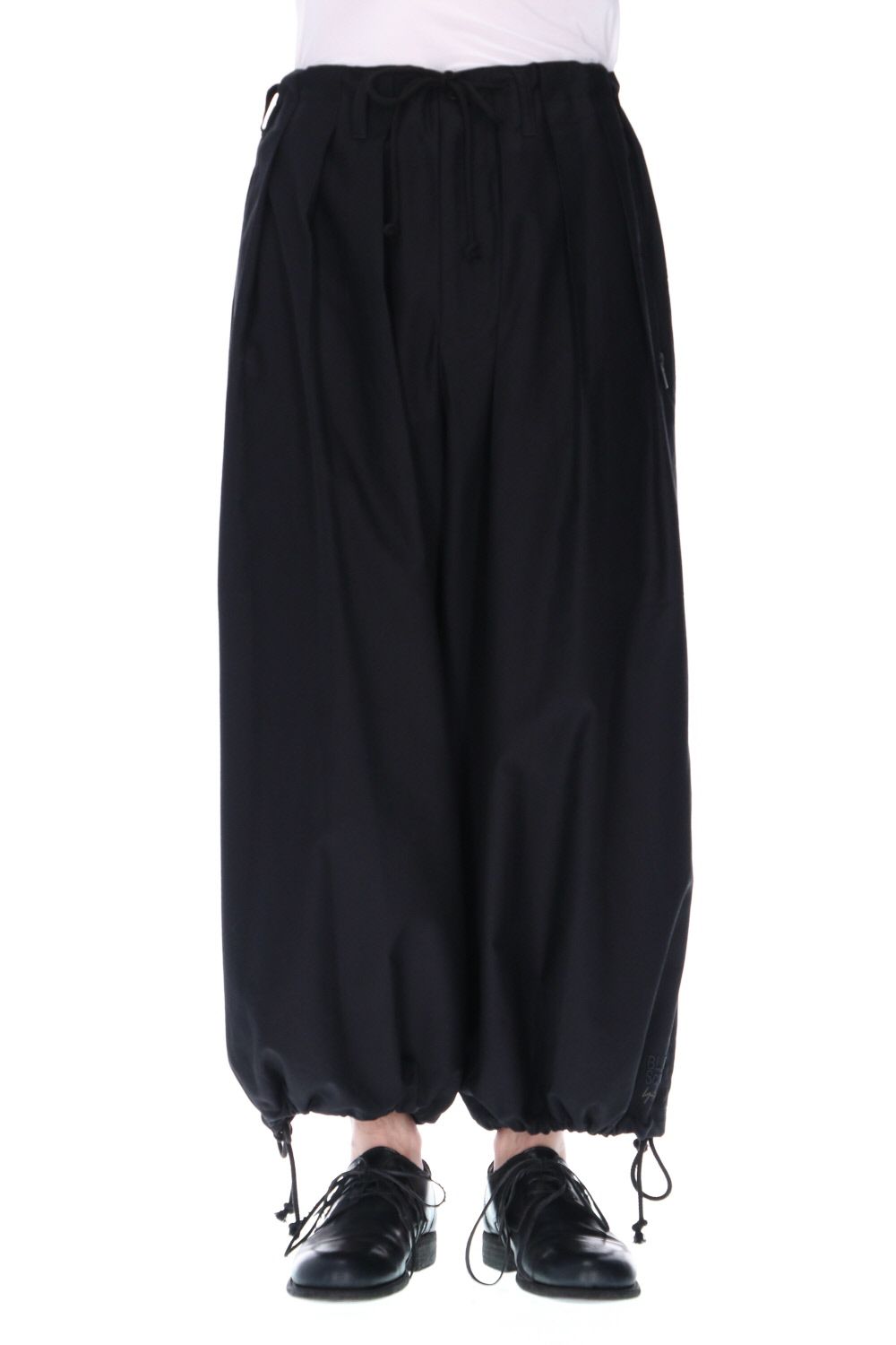 Embroidery Cotton Twill Balloon Pants