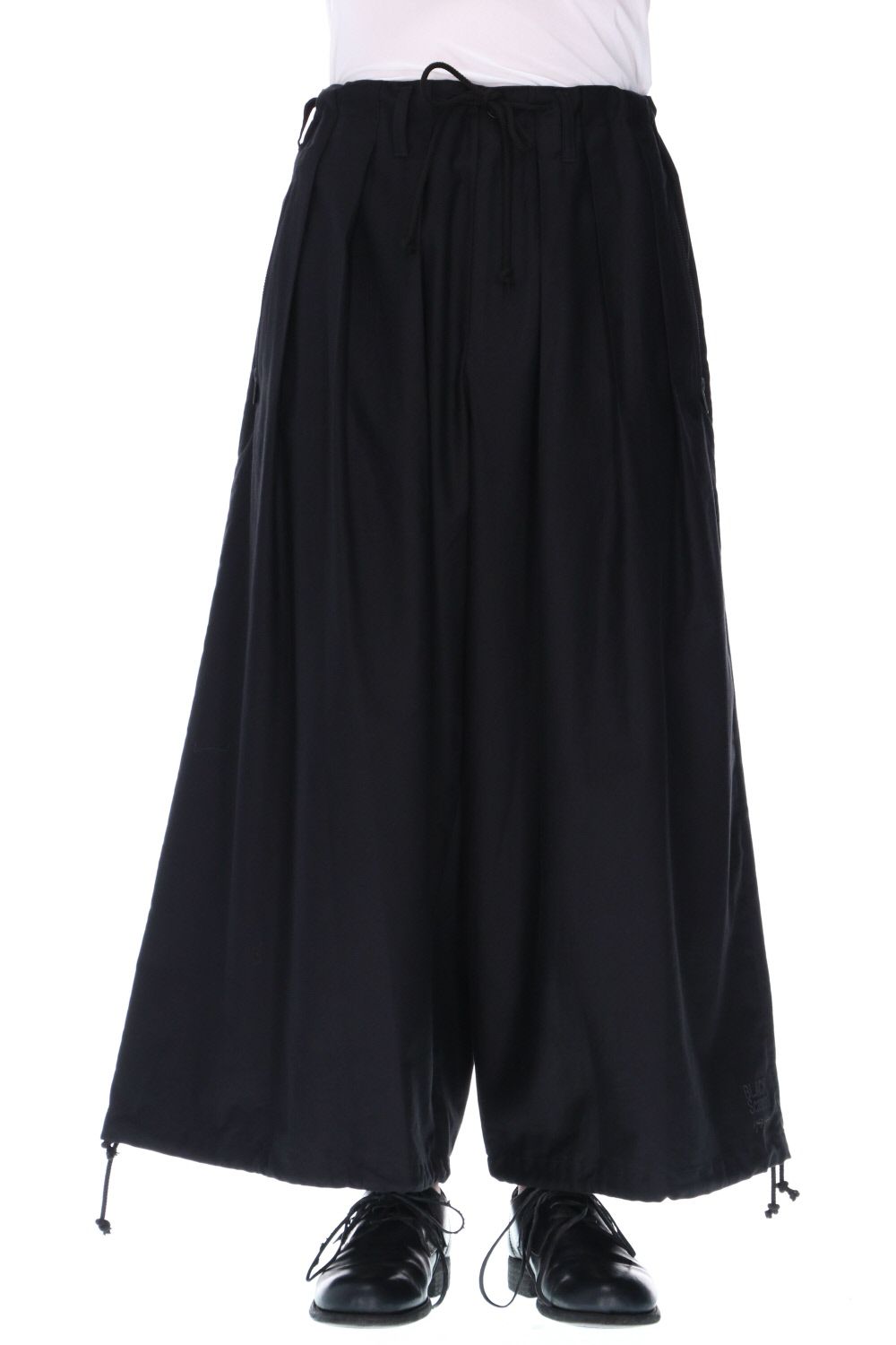 Embroidery Cotton Twill Balloon Pants