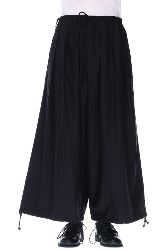 Embroidery Cotton Twill Balloon Pants