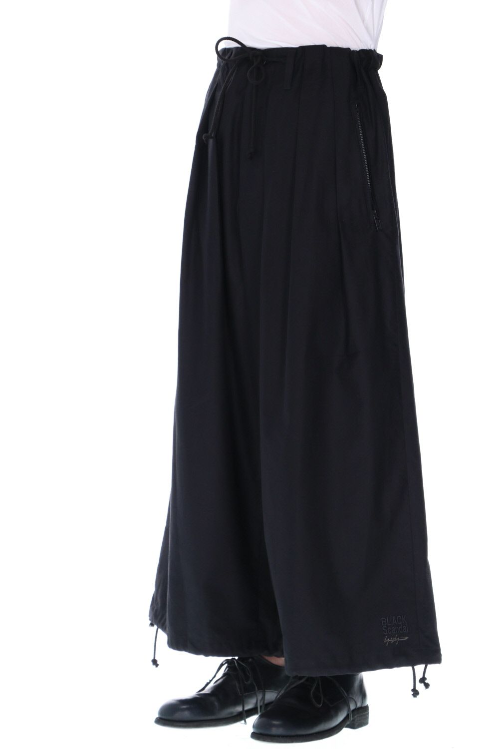 Embroidery Cotton Twill Balloon Pants