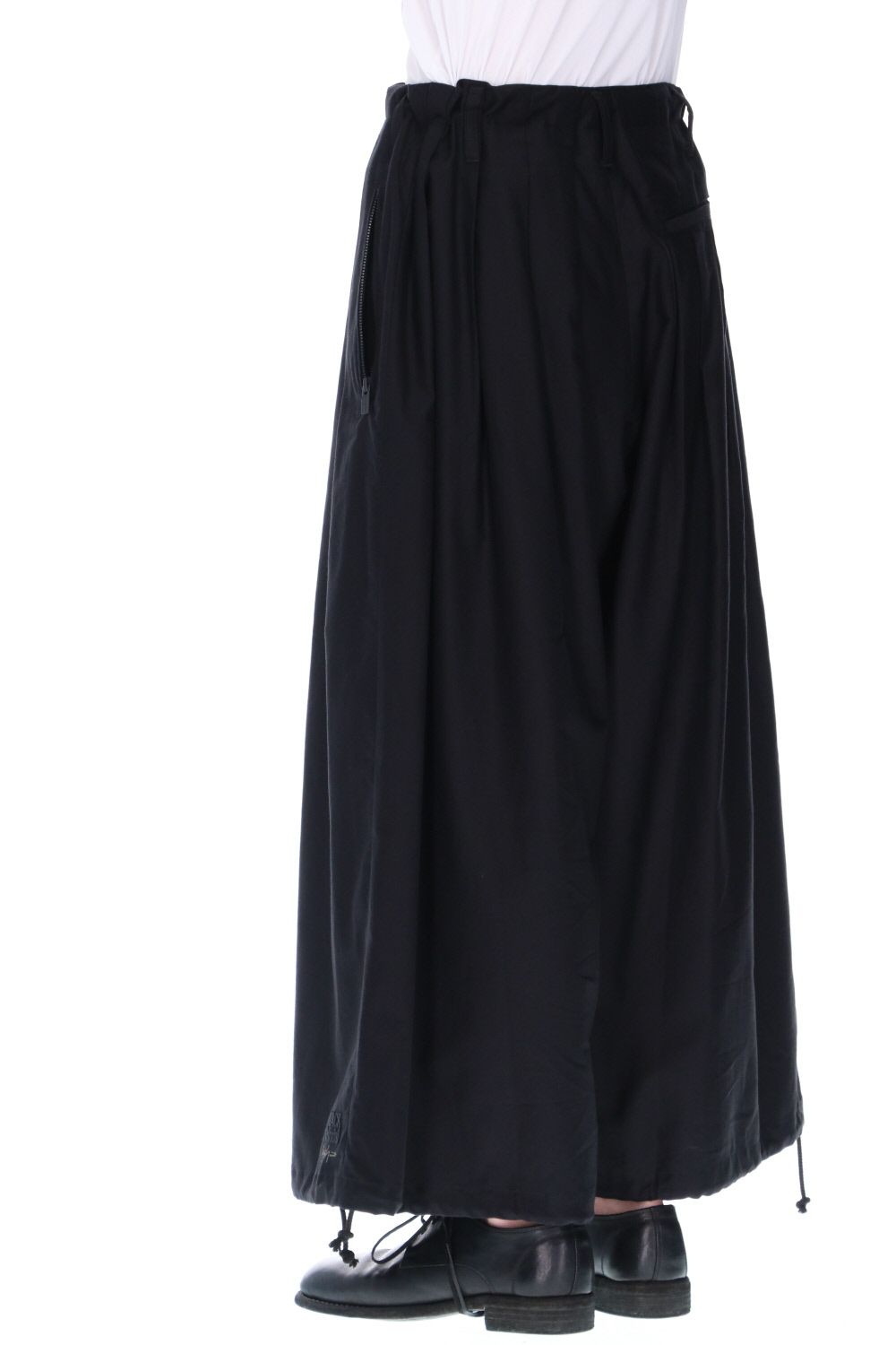 Embroidery Cotton Twill Balloon Pants