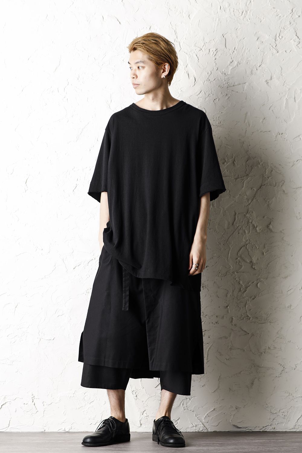 Embroidery Cotton Twill Wrap Pants