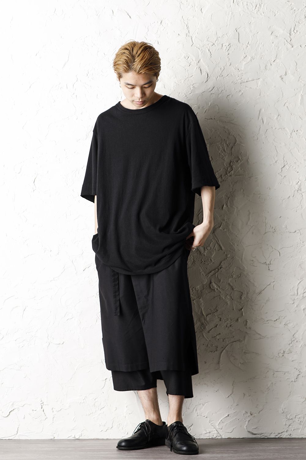 Embroidery Cotton Twill Wrap Pants