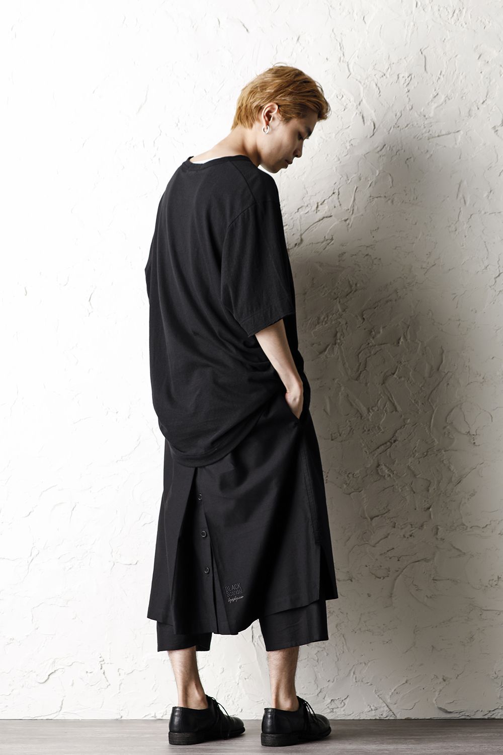 Embroidery Cotton Twill Wrap Pants