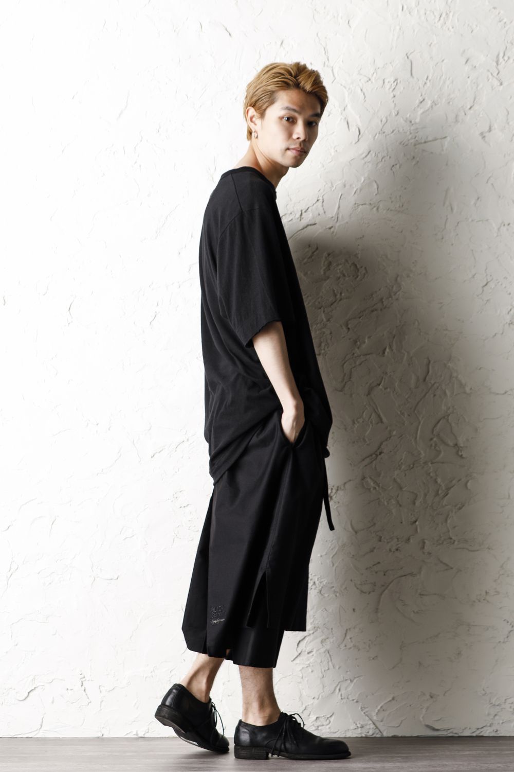 Embroidery Cotton Twill Wrap Pants