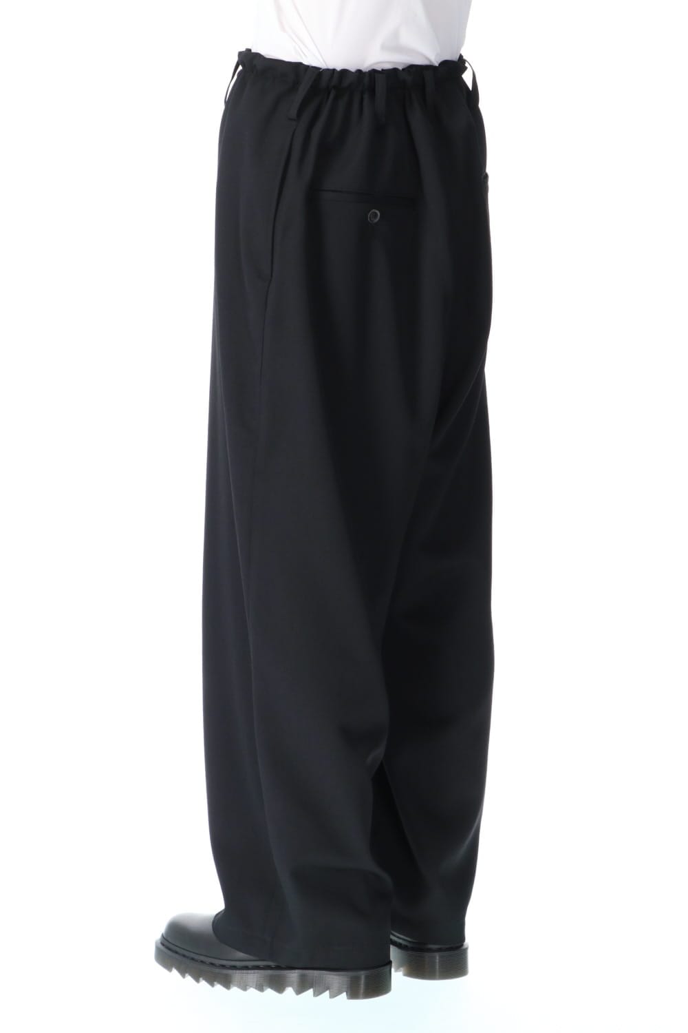 Wrinkled Gabardine Classic Drawstring Pants