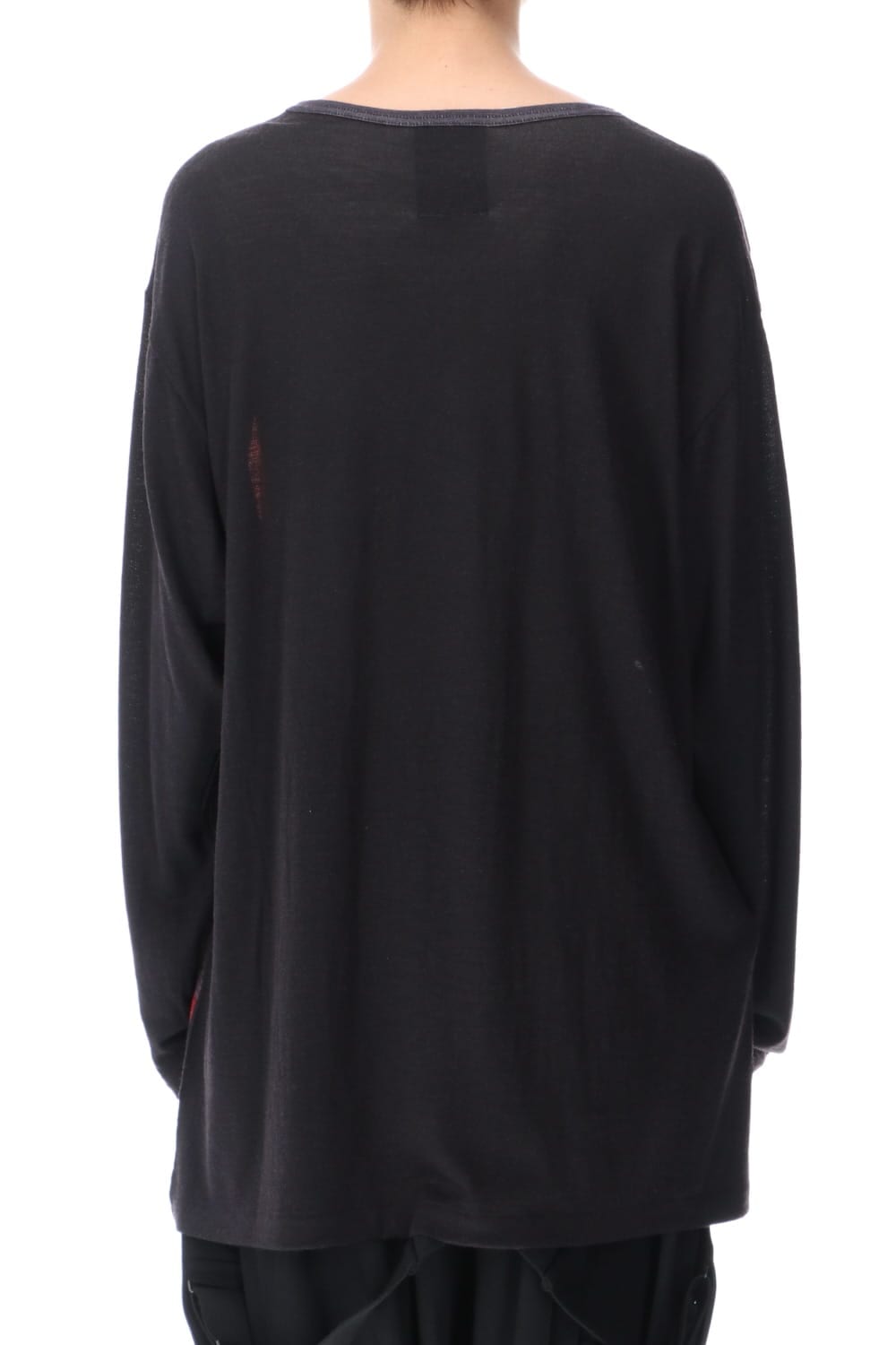 ラウンド ネック 内田すずめ プリント T-シャツ