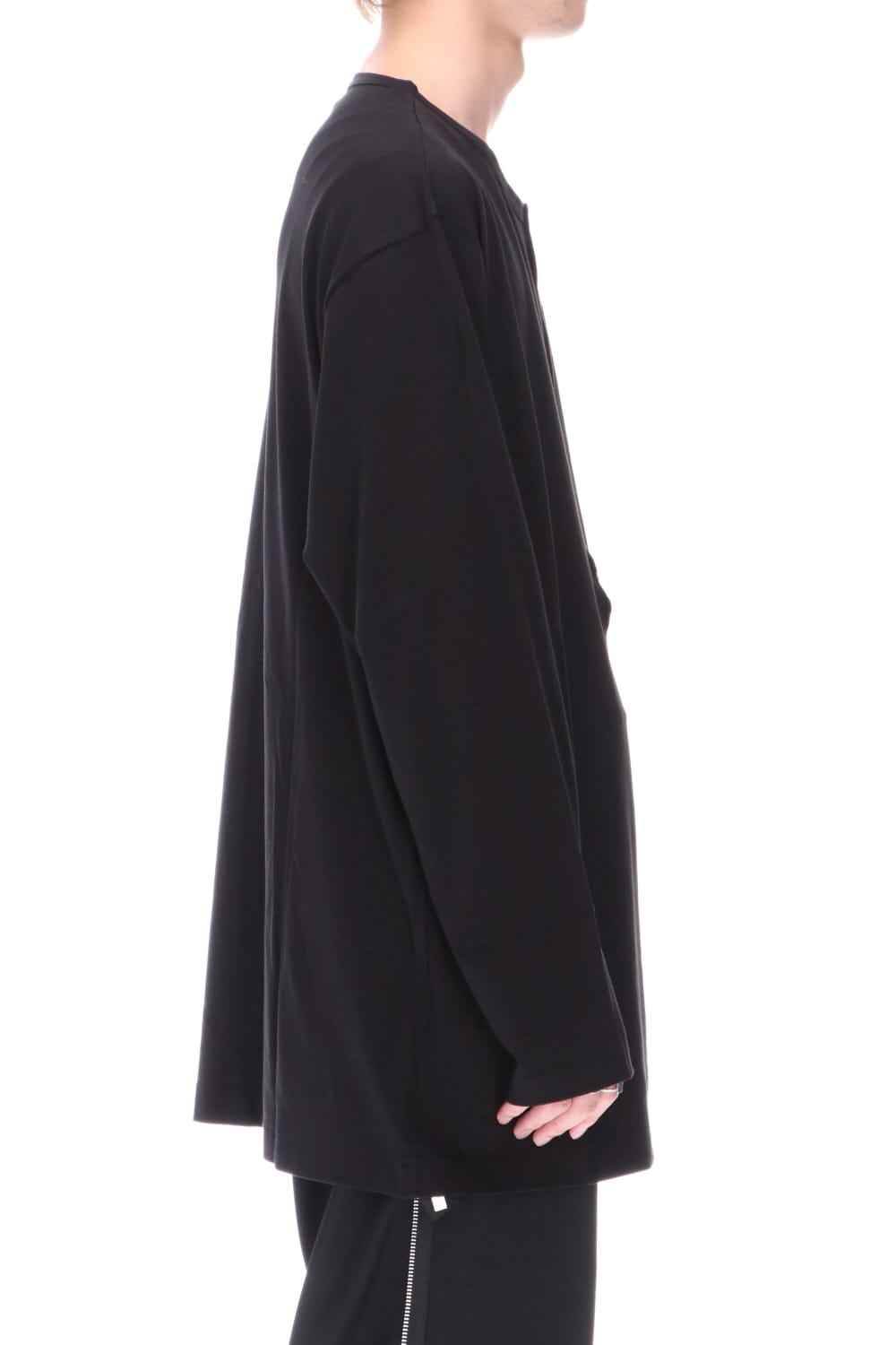 Kartima Jersey Henry Neckt T-shirt Black