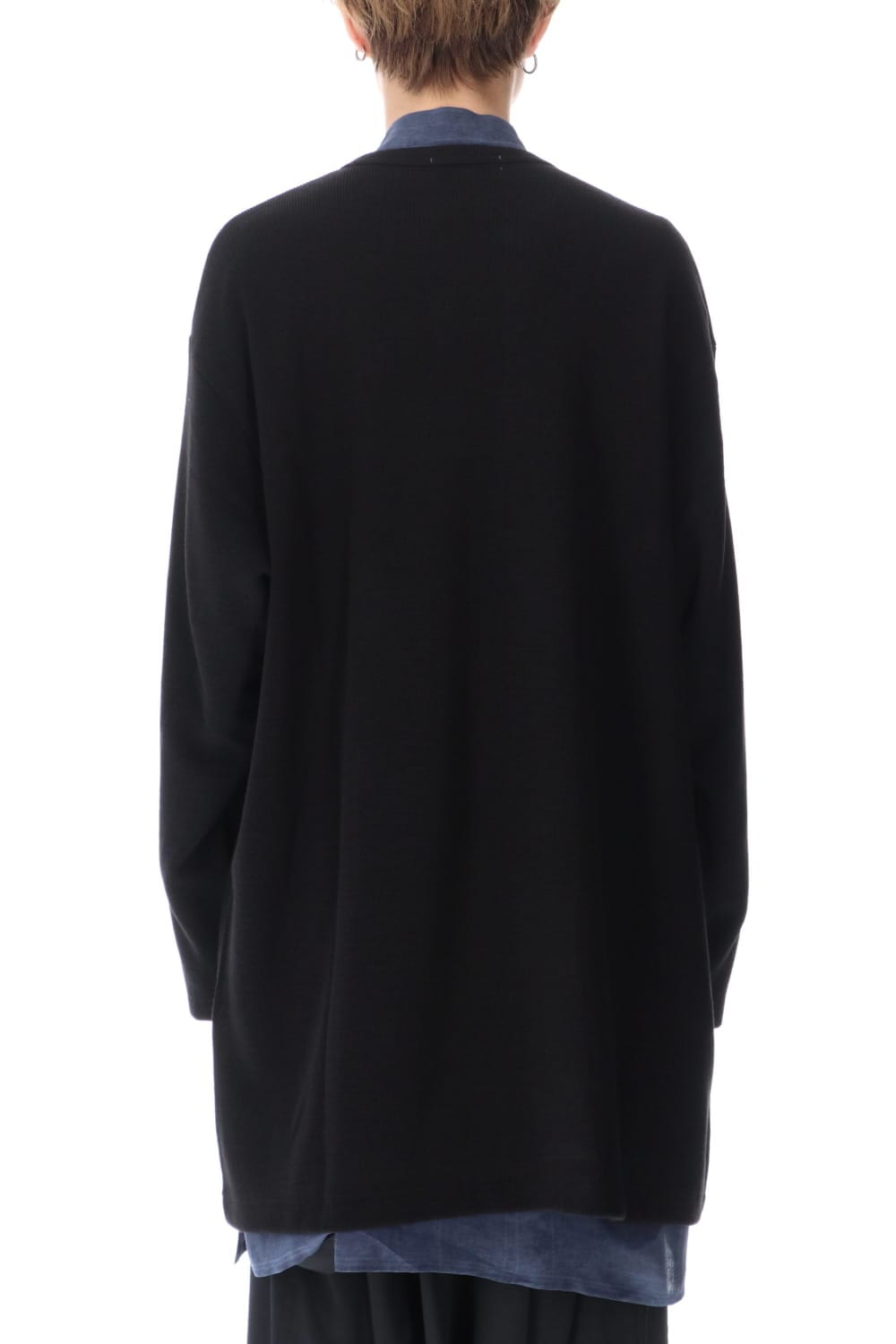 Rib Switching Cardigan