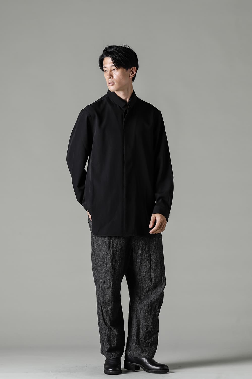 リラックス アウター シャツ