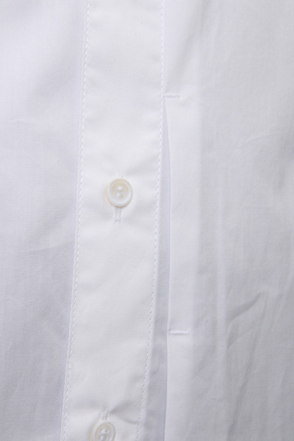 2 collar sewed Big blouse 100/2 broad White