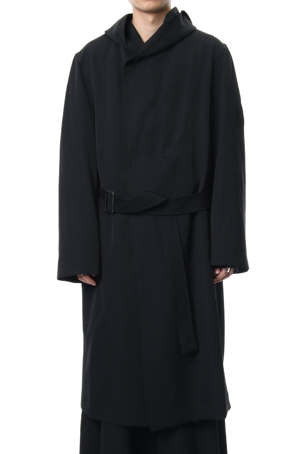 Re Gabardine Hooded Coat