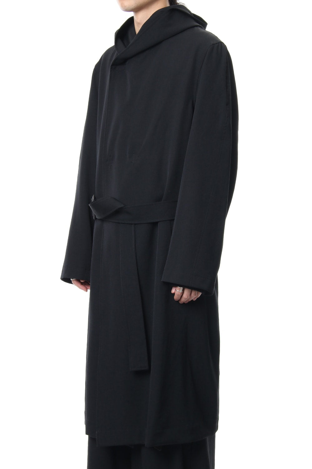 Re Gabardine Hooded Coat