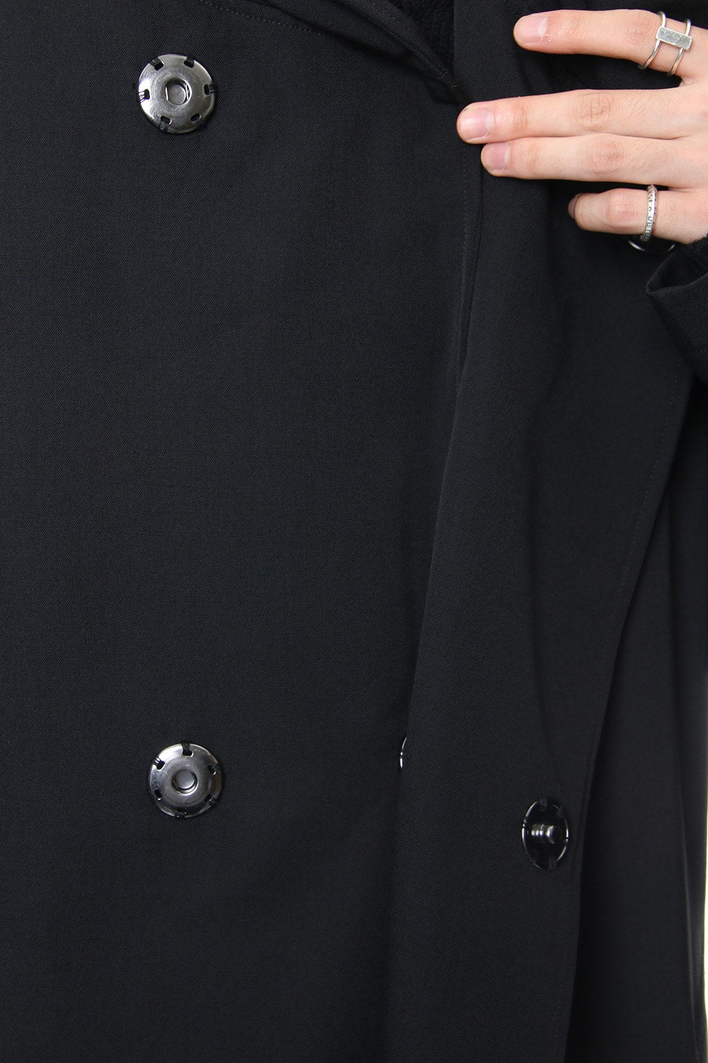 Re Gabardine Hooded Coat