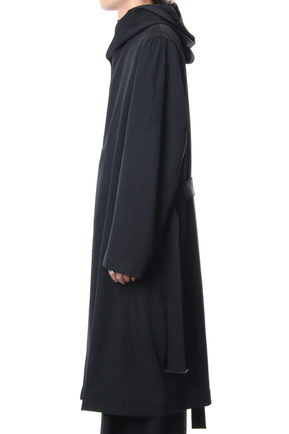 Re Gabardine Hooded Coat