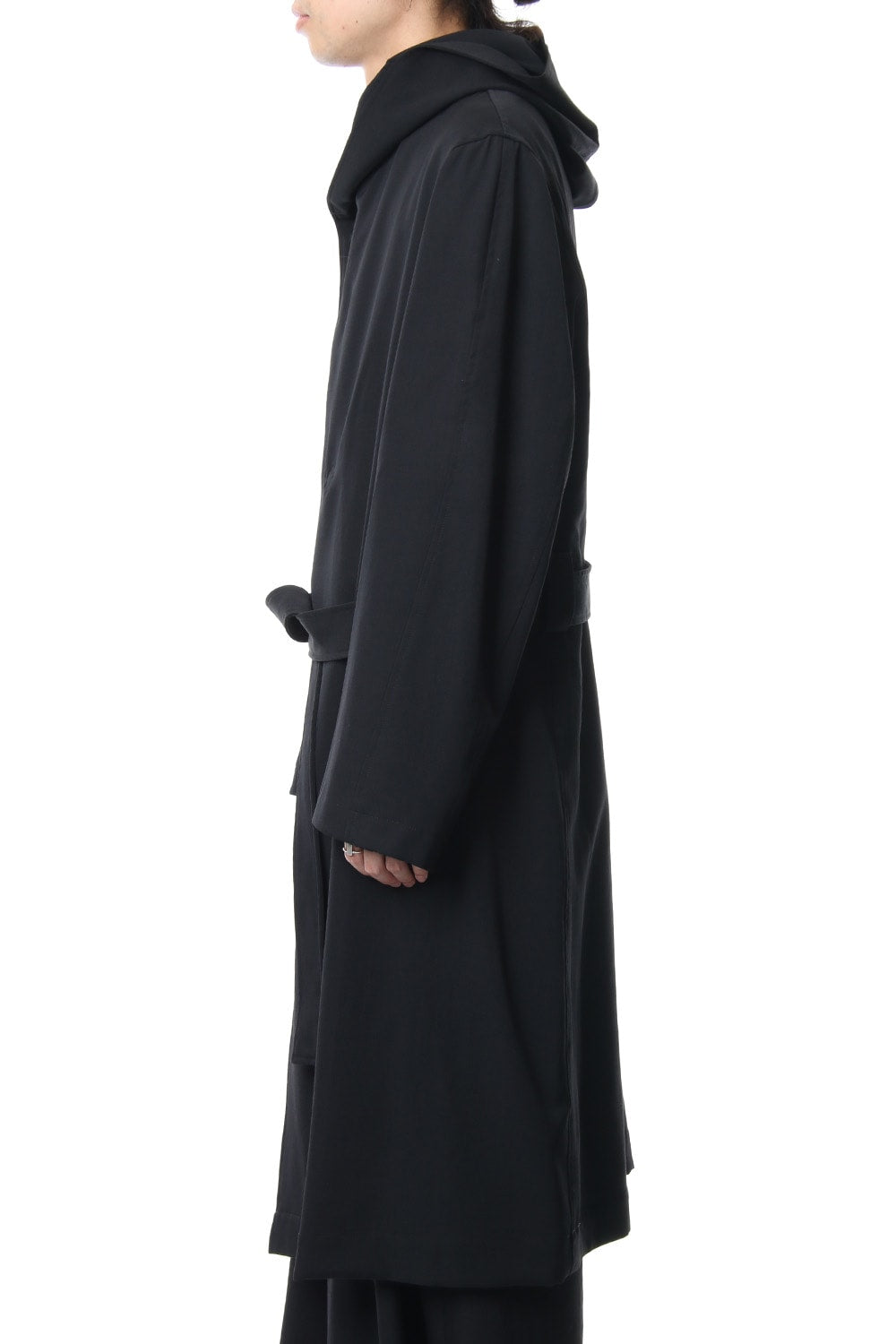 Re Gabardine Hooded Coat