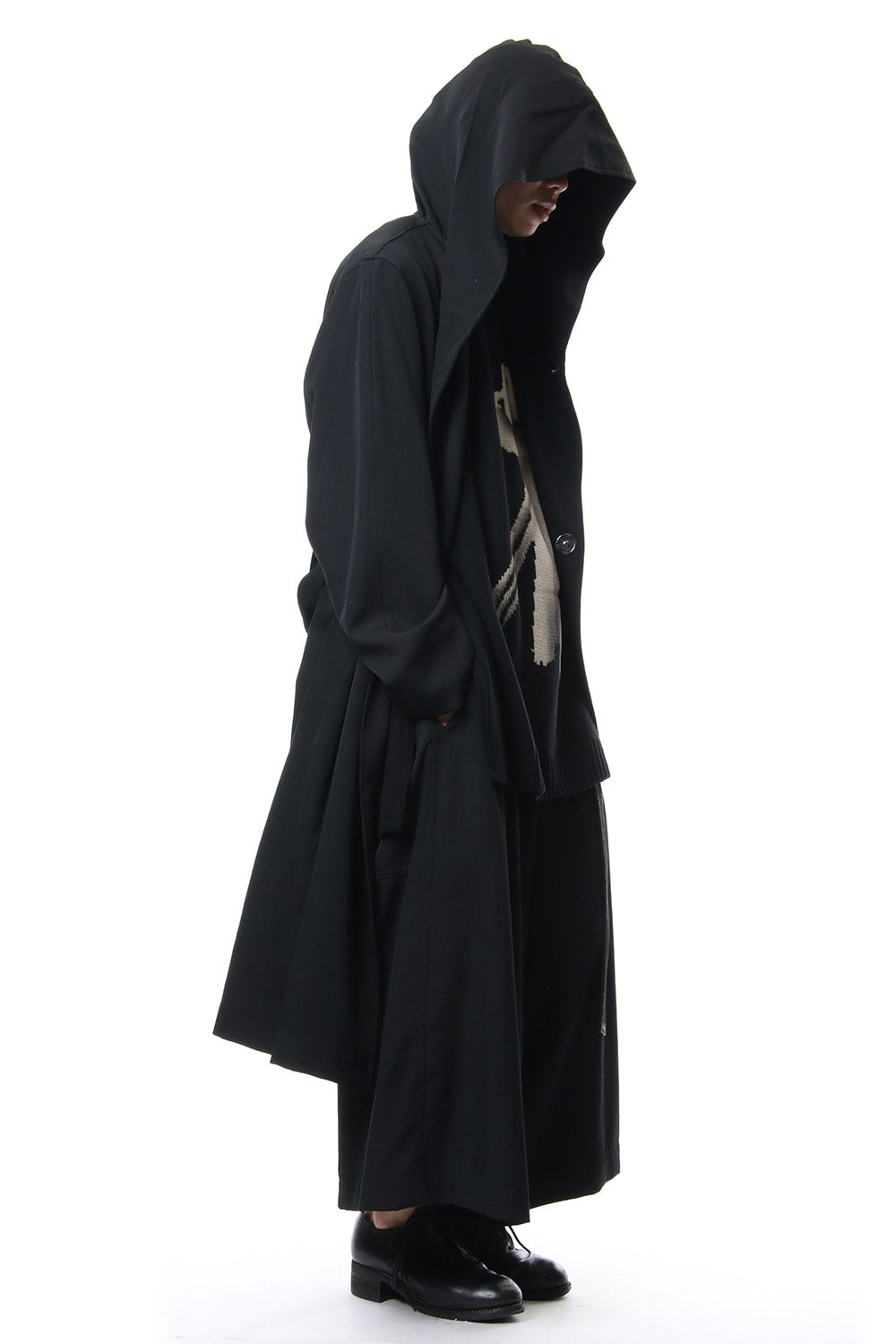 Re Gabardine Hooded Coat