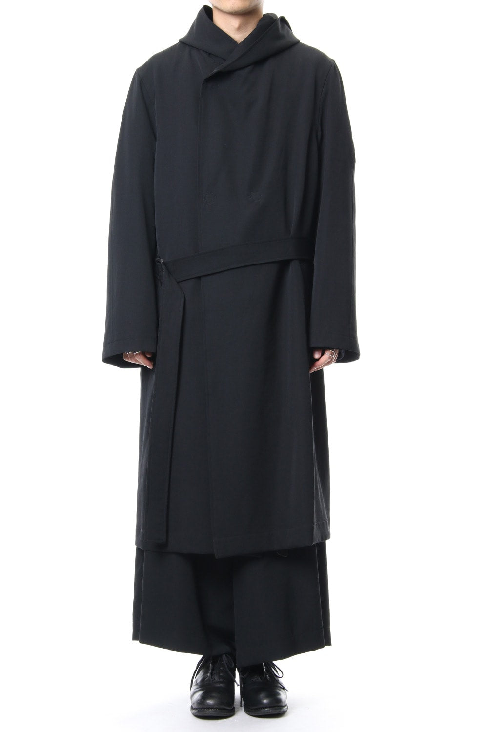 Re Gabardine Hooded Coat