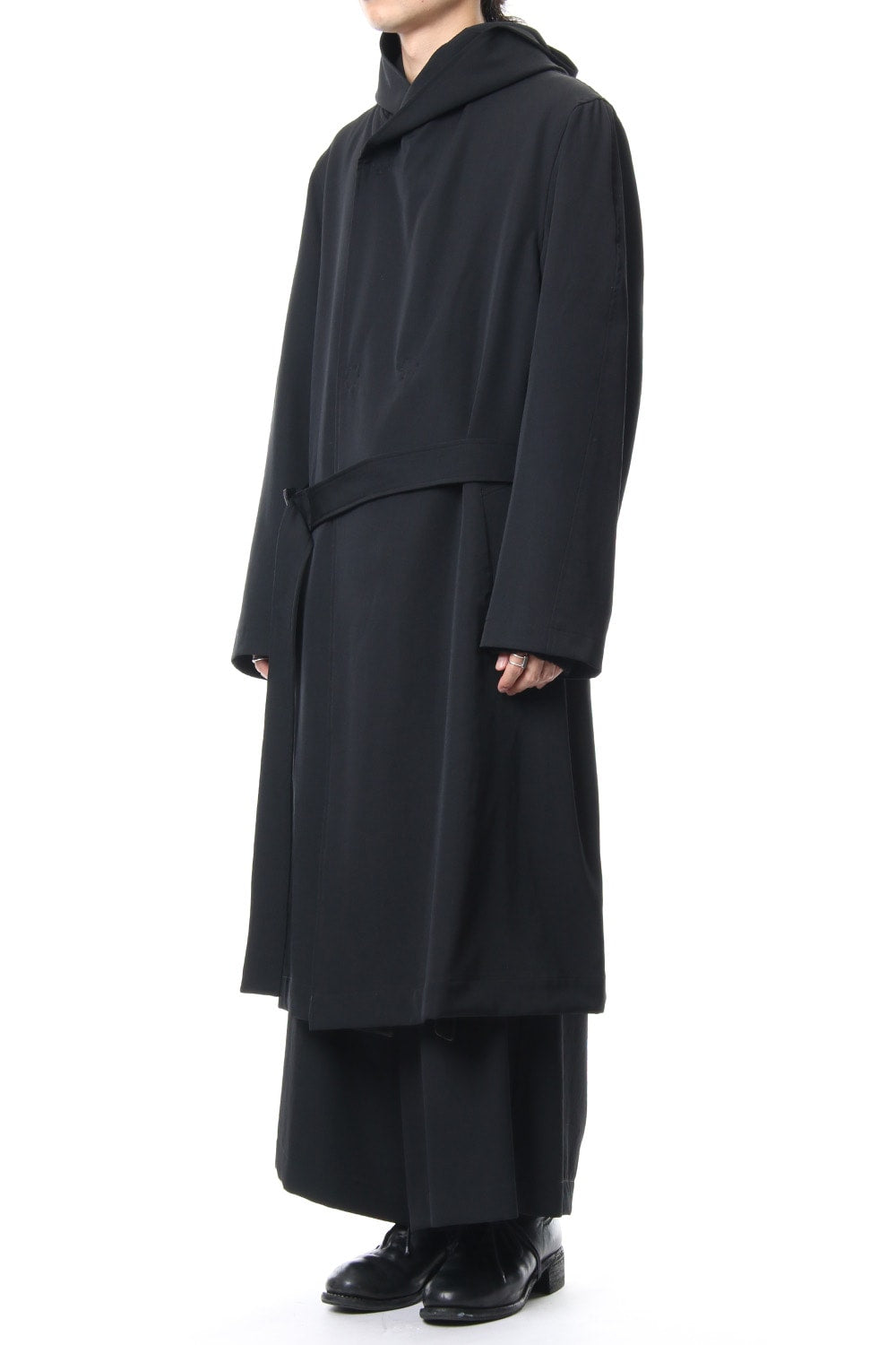 Re Gabardine Hooded Coat