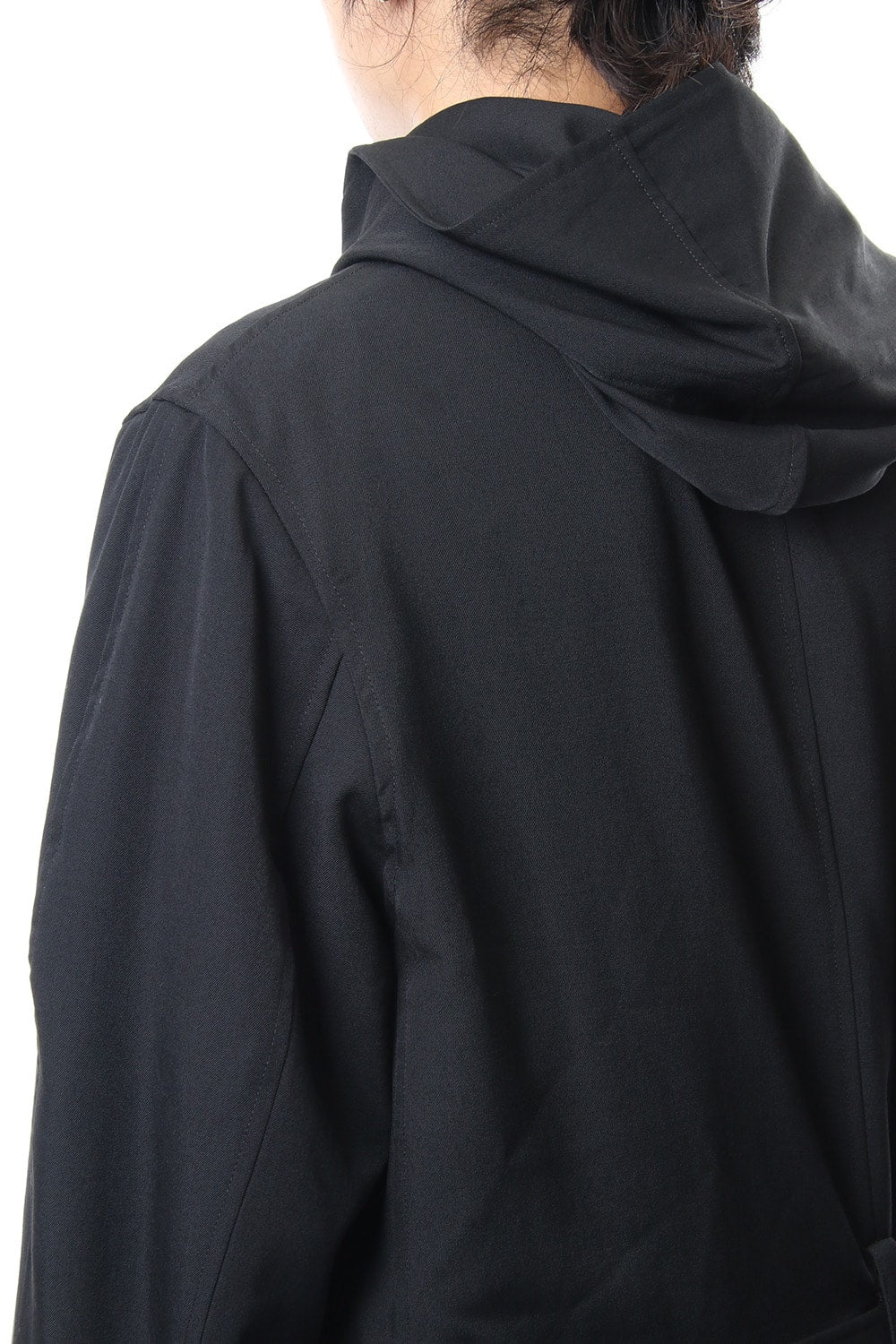 Re Gabardine Hooded Coat