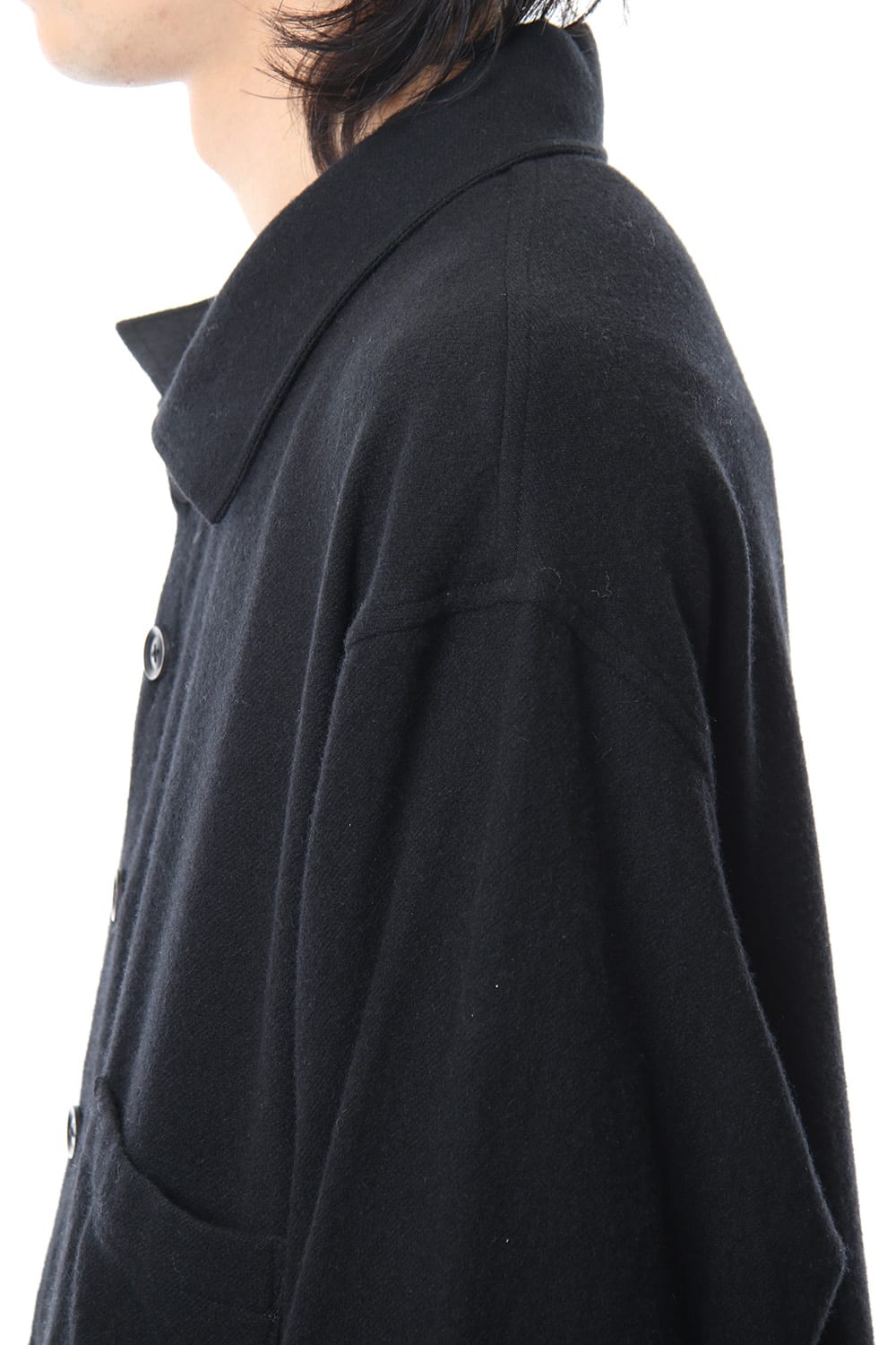 Mohair twill Wrap Dress