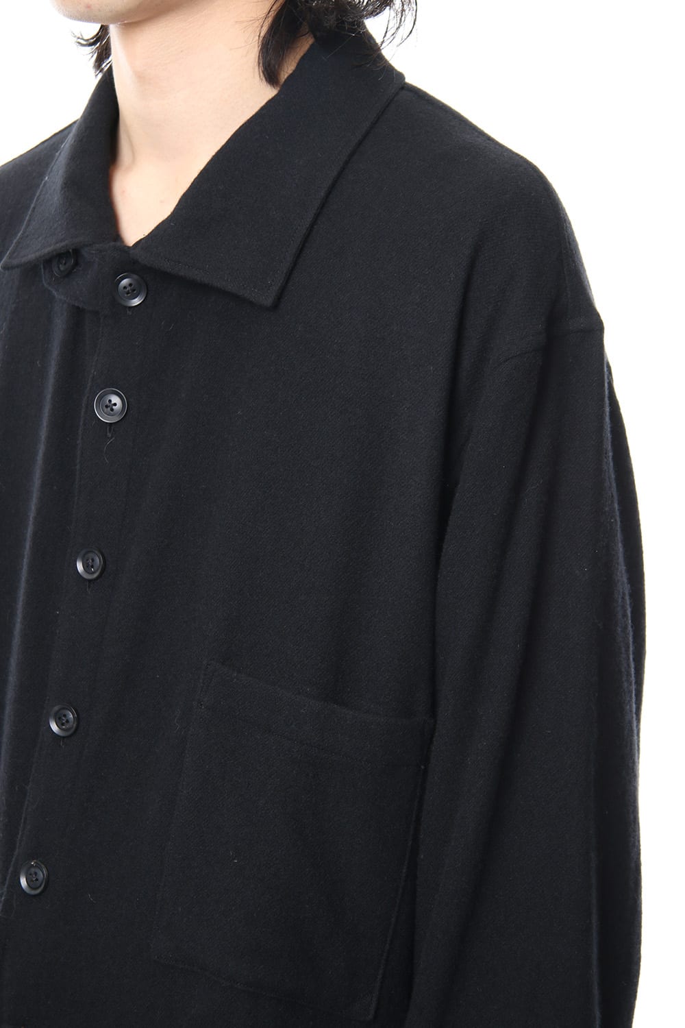 Mohair twill Wrap Dress