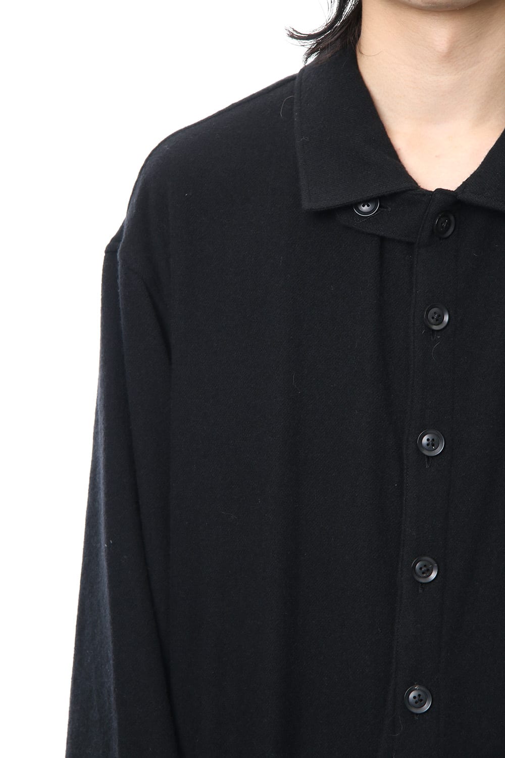 Mohair twill Wrap Dress