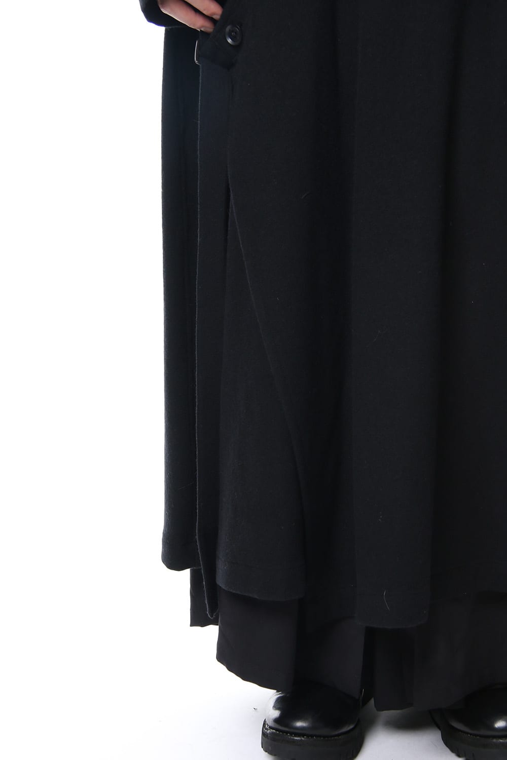 Mohair twill Wrap Dress