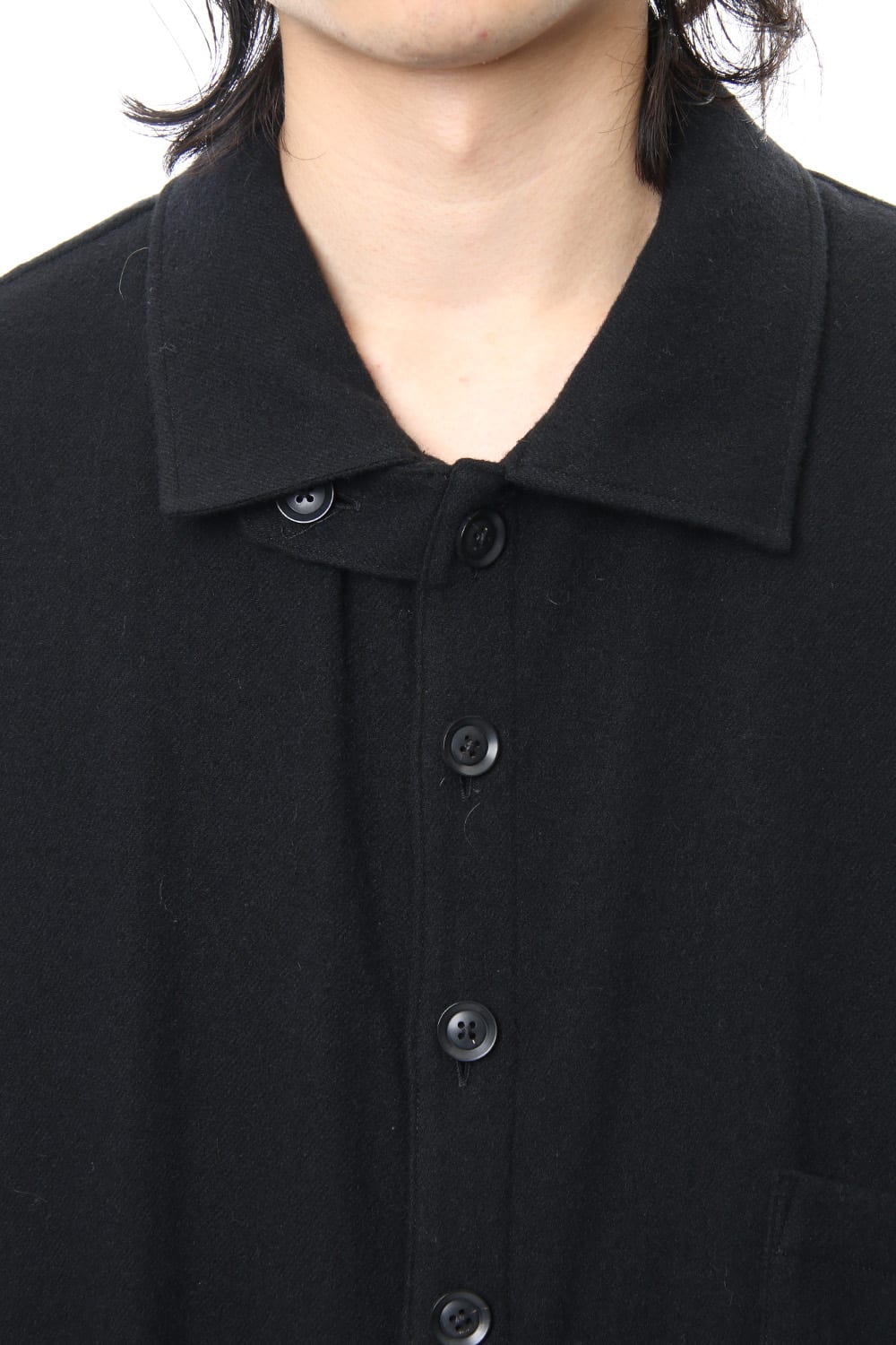 Mohair twill Wrap Dress