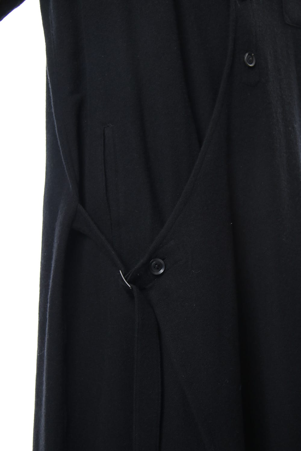 Mohair twill Wrap Dress