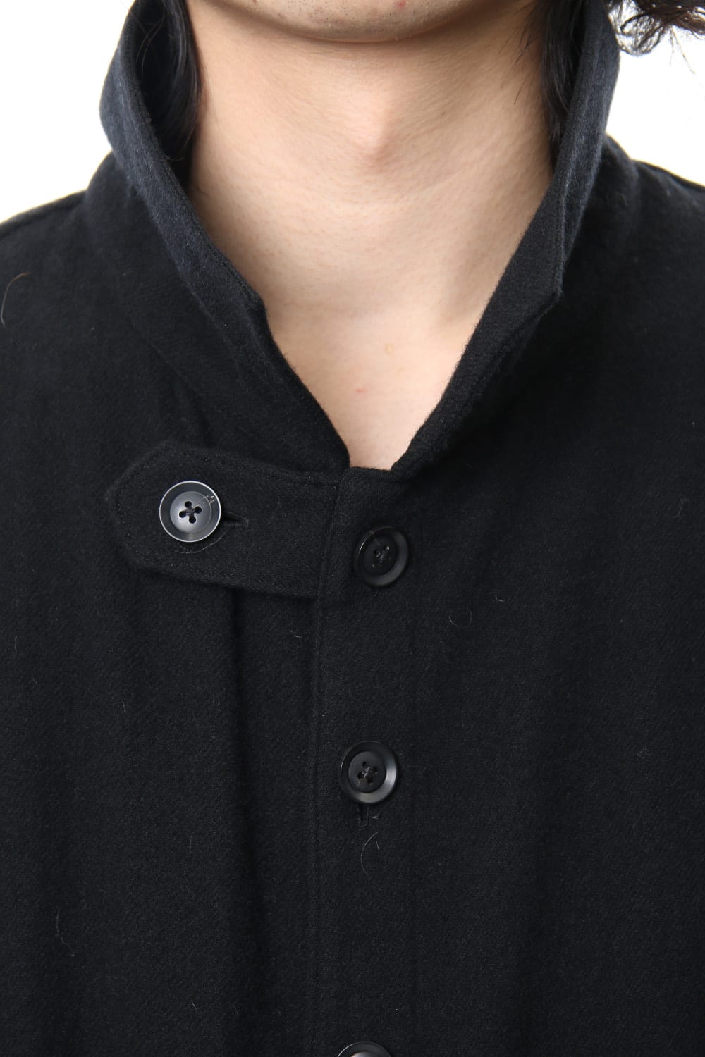 Mohair twill Wrap Dress