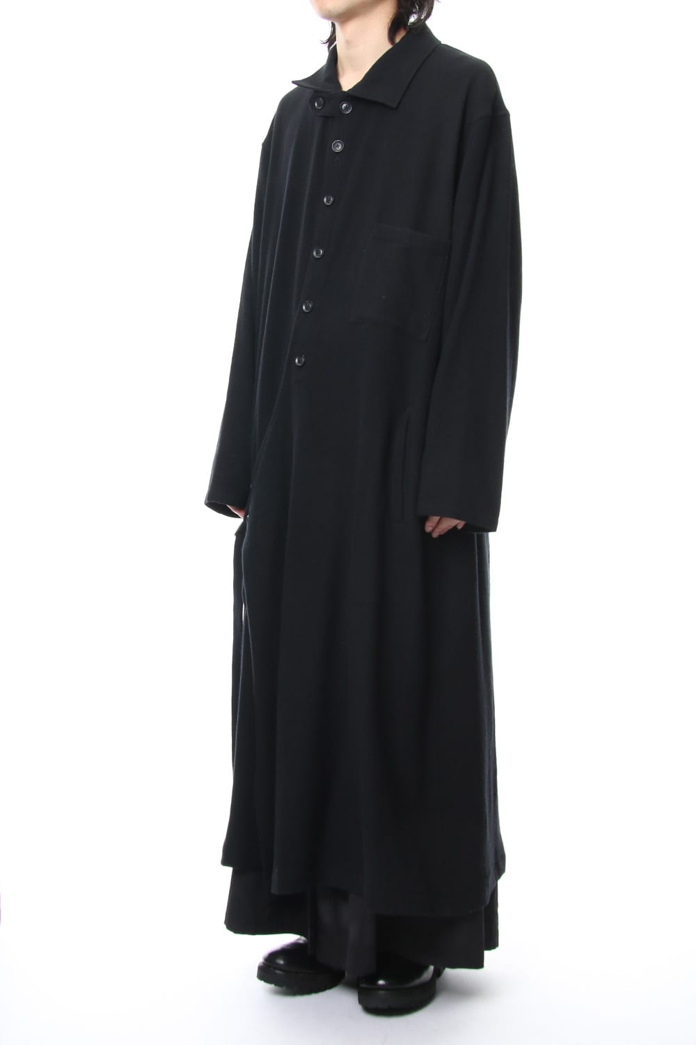 Mohair twill Wrap Dress