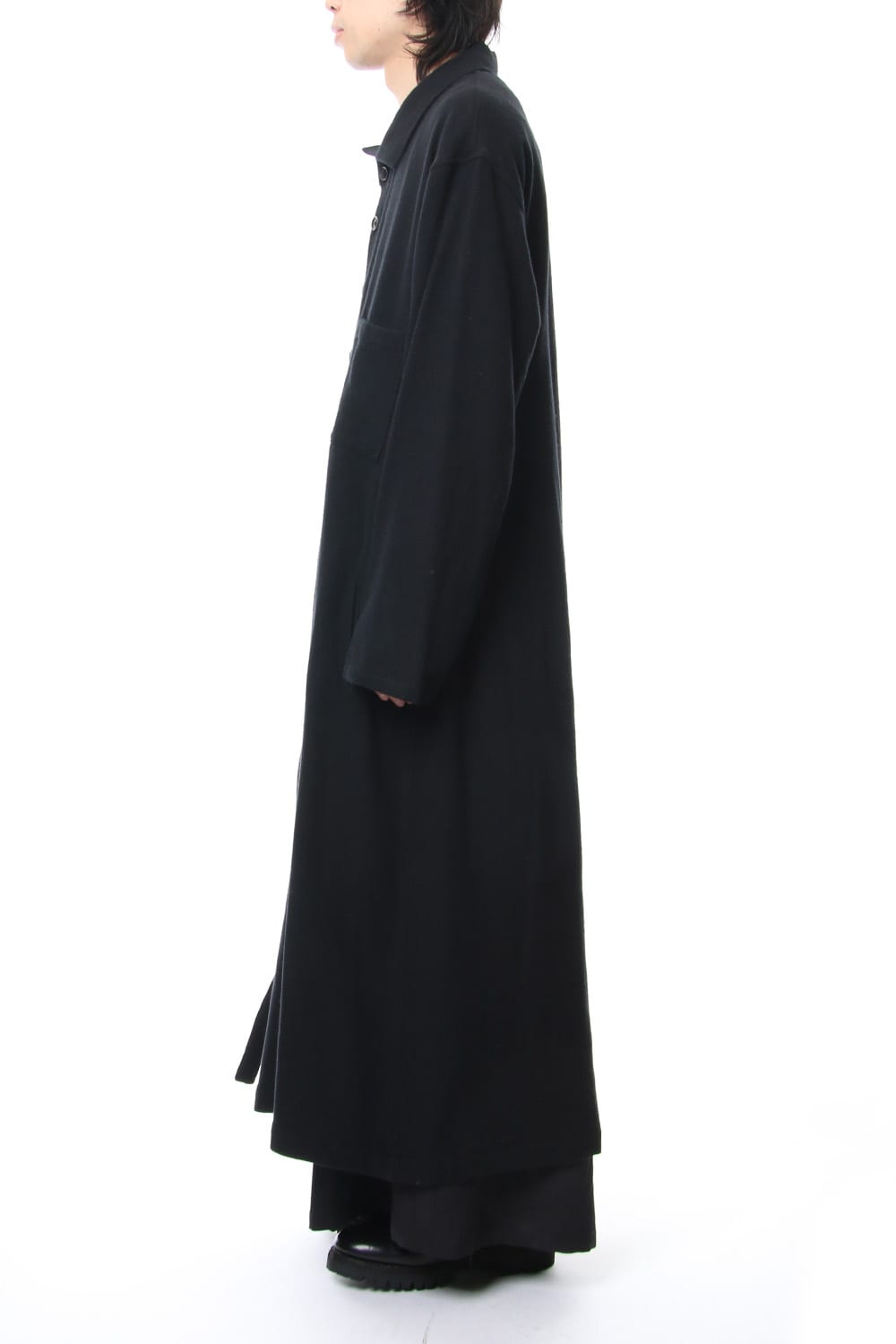 Mohair twill Wrap Dress