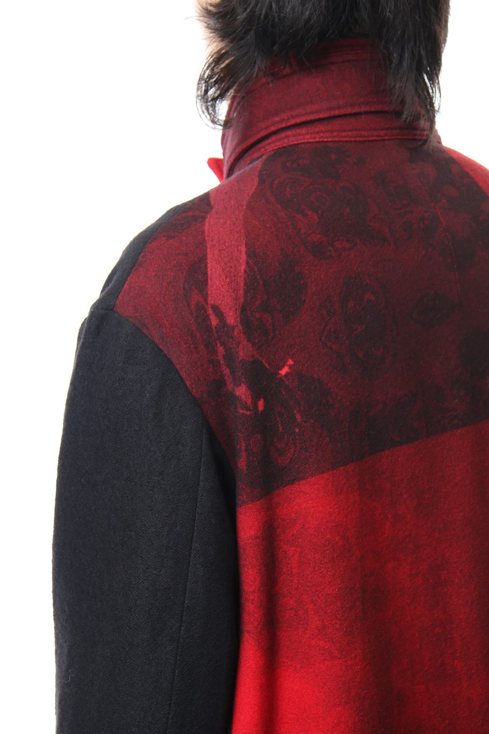 Red flannel right front dress coat