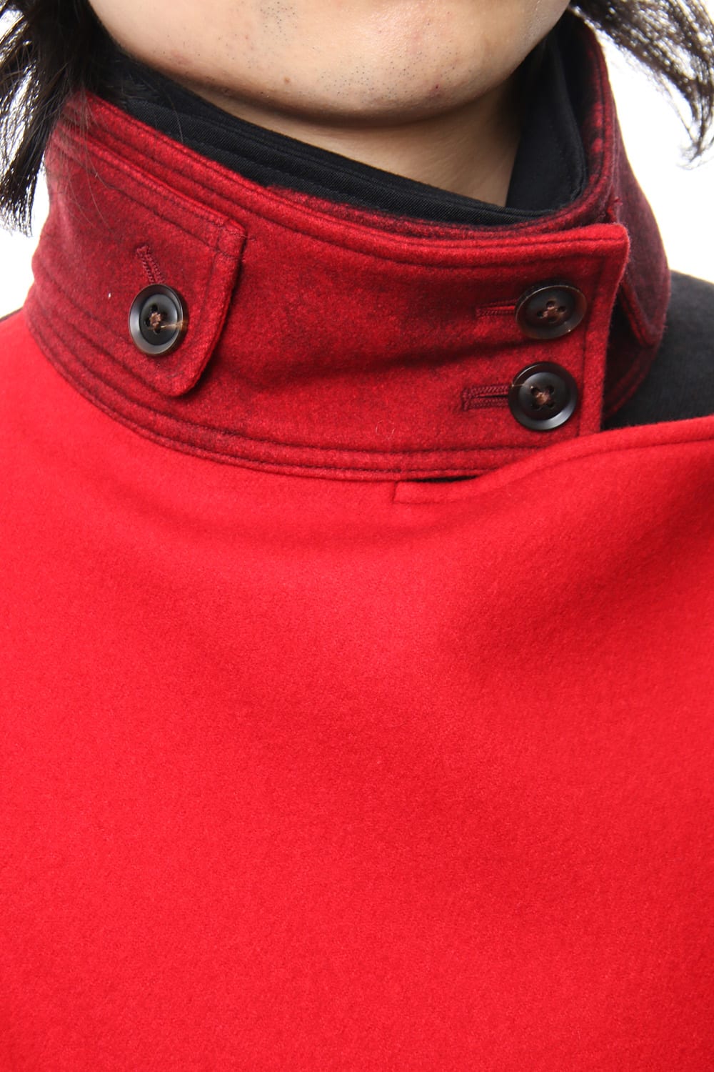 Red flannel right front dress coat