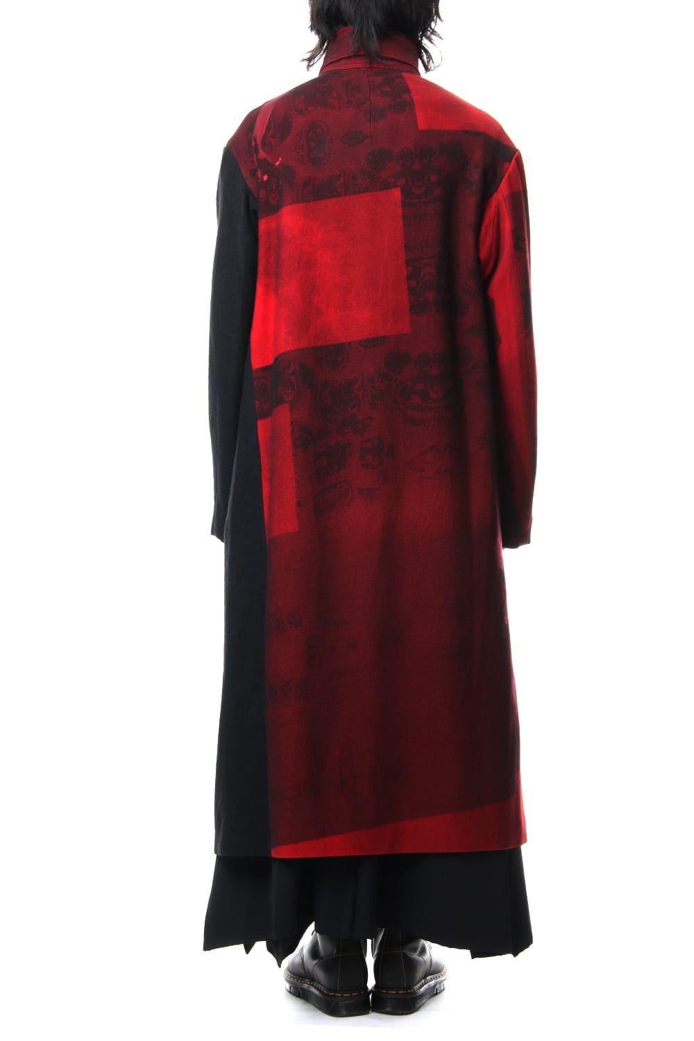 Red flannel right front dress coat