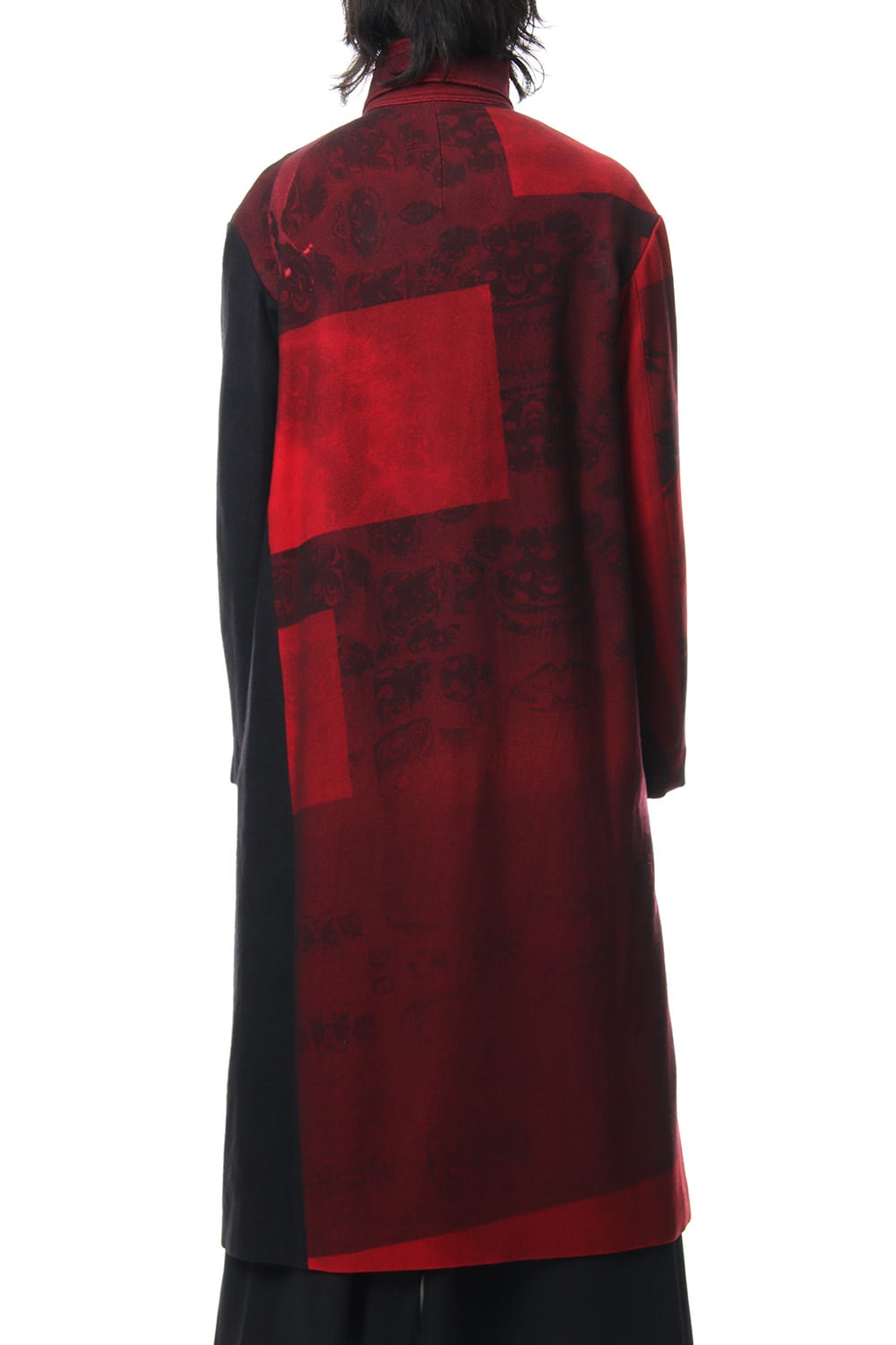 Red flannel right front dress coat