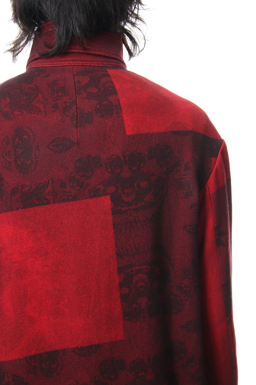 Red flannel right front dress coat