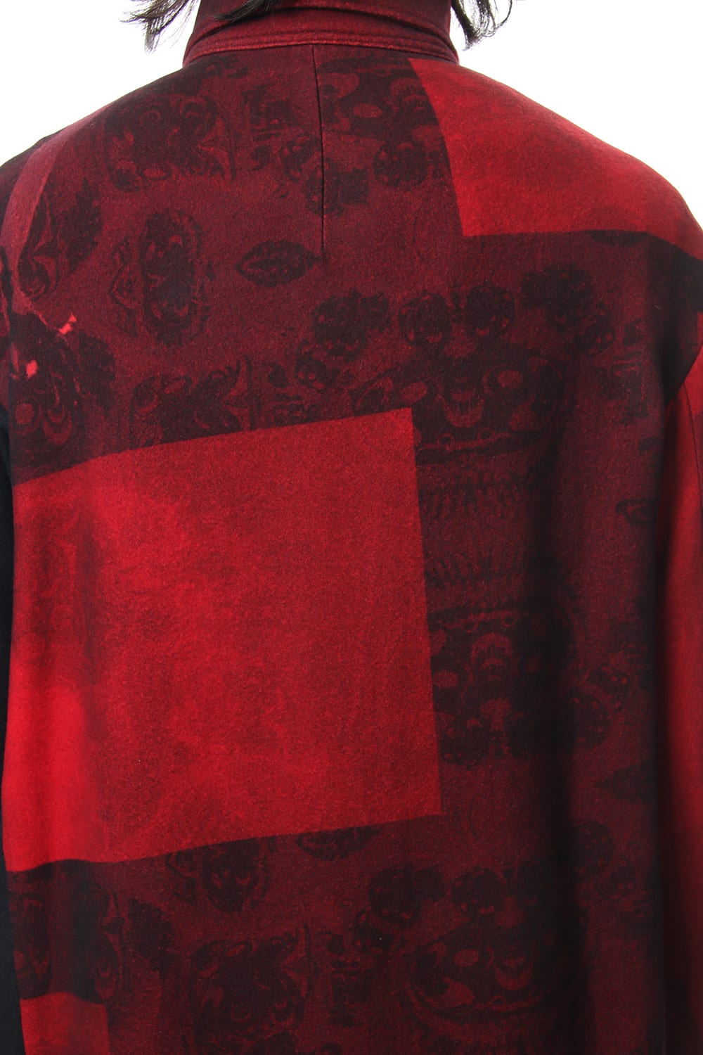 Red flannel right front dress coat