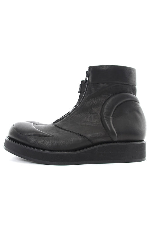 Front zipper sponge boots Smooth Soft Oil