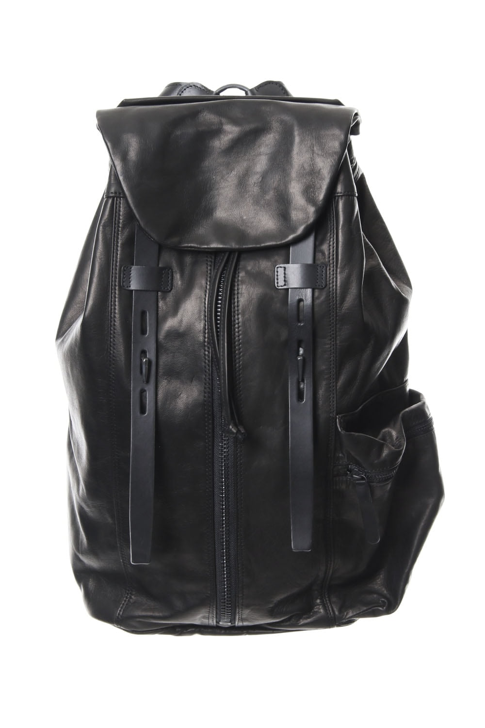 Military backpack scratch horse leather