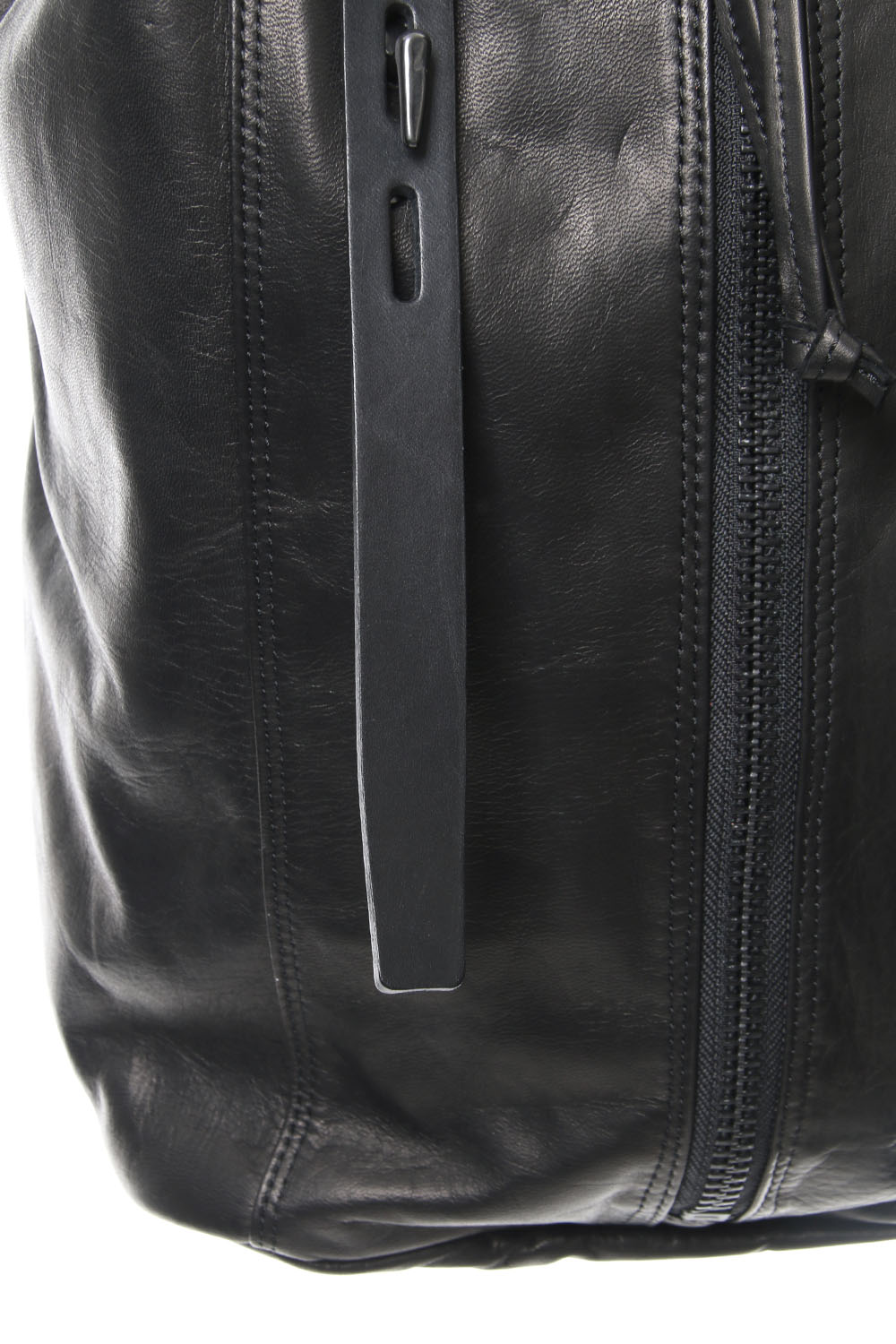 Military backpack scratch horse leather