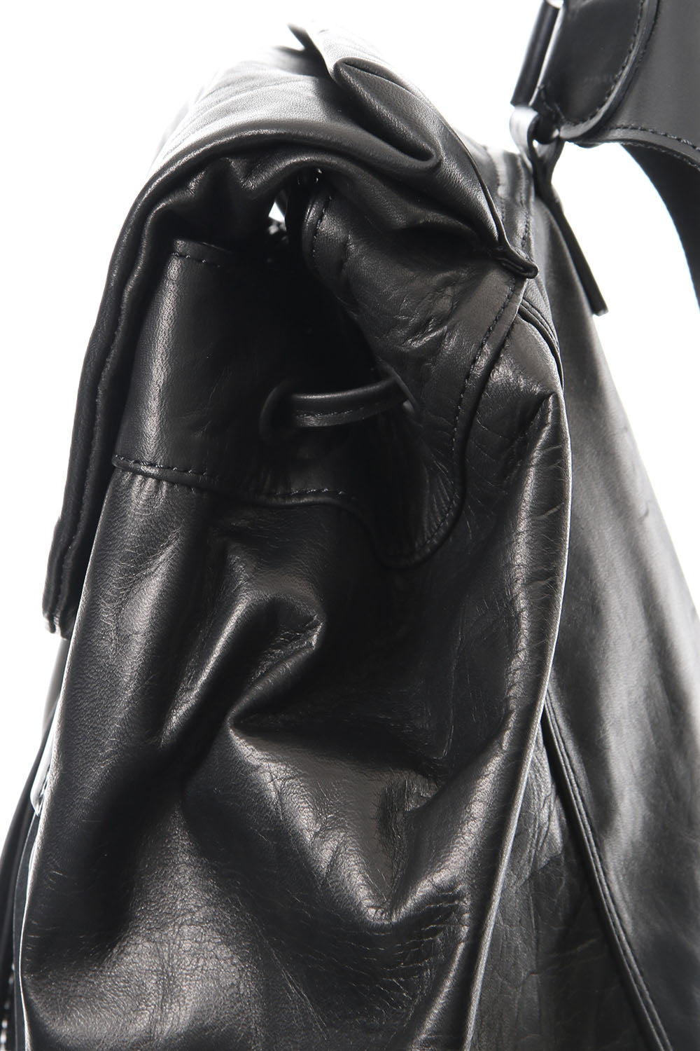 Military backpack scratch horse leather