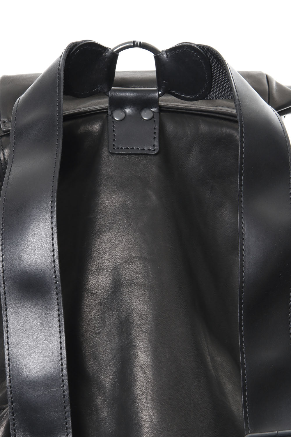 Military backpack scratch horse leather